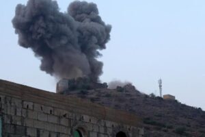 ببینید | حملات شدید جنگنده‌های سعودی به مناطق مسکونی صنعا