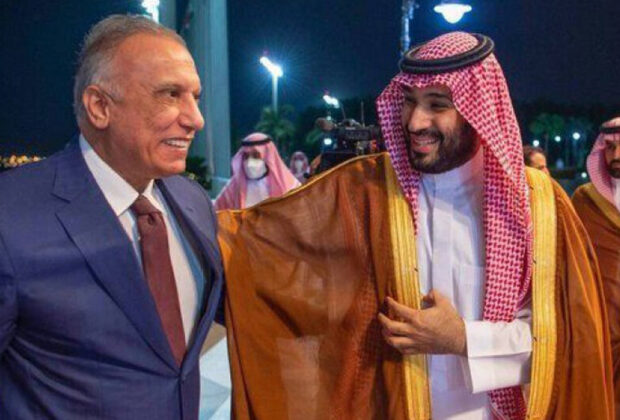 ببینید |‌ رانندگی اختصاصی شیخ سلمان برای نخست وزیر عراق با ماشین تشریفات