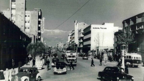 تهران قدیم تصویر جالب از خیابان فلسطین ۷۷ سال قبل/ عکس