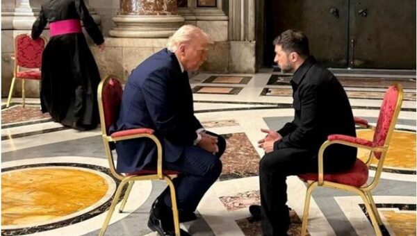 «زلنسکی» جزئیات دیدار خود با «ترامپ» در واتیکان را فاش کرد