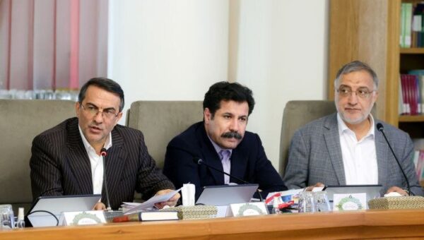 تصویری از همنشینی زاکانی با معاون پزشکیان در جلسه هیئت دولت
