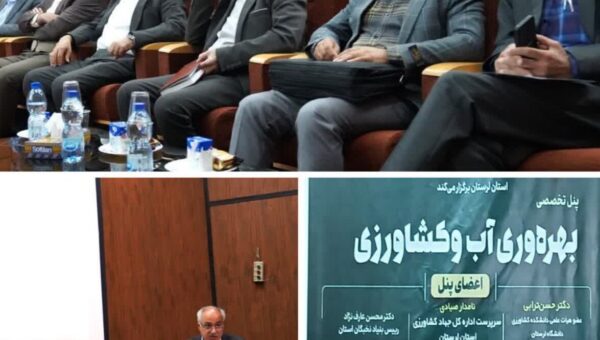 برگزاری همایش پنل تخصصی بهره وری آب و کشاورزی در خرم آباد