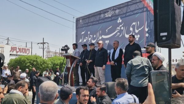 تشییع باشکوه پیکر مطهر شهید سرلشگر محرابی در اهواز