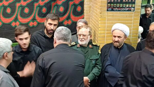 تصاویری از مراسم گرامیداشت فرماندهان شهید قرارگاه مرکزی خاتم‌الانبیاء / عارف و وزیر بهداشت هم بودند