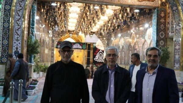 عکسی از محل تدفین سه سردار شهید در کنار هم