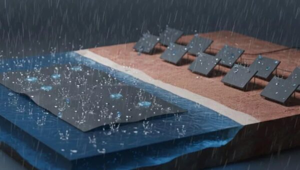 تولید برق از قطرات باران در چین