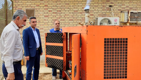 تست عملکرد دیزل ژنراتور در مخابرات شهرستان شاهرود همزمان با پدافند غیرعامل