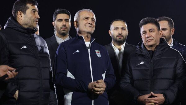 تصاویر حضور رییس جمهور در تمرین تیم ملی فوتبال ایران