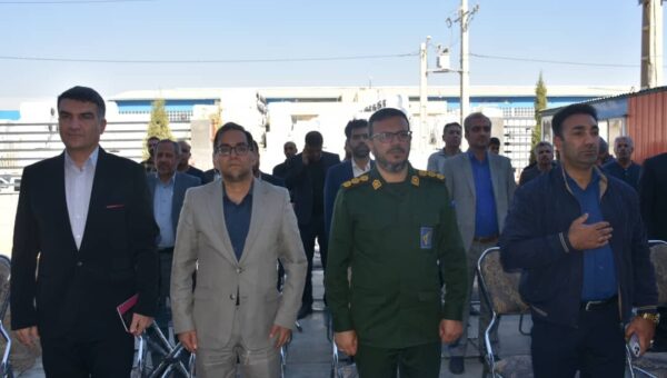 افتتاح واحد تولید باتری‌های خشک خودرویی در شیراز به مناسبت هفته بسیج