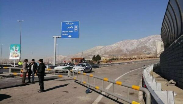 جاده چالوس از امروز تا اطلاع ثانوی یک‌ طرفه می‌شود