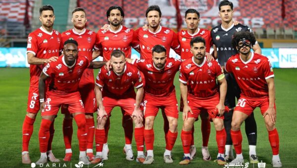 عکس  رونمایی از پوستر بازی پرسپولیس