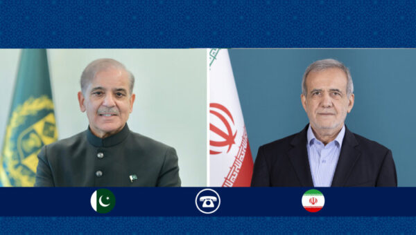 تصویر خاص از دیدار پزشکیان با شهباز شریف + عکس