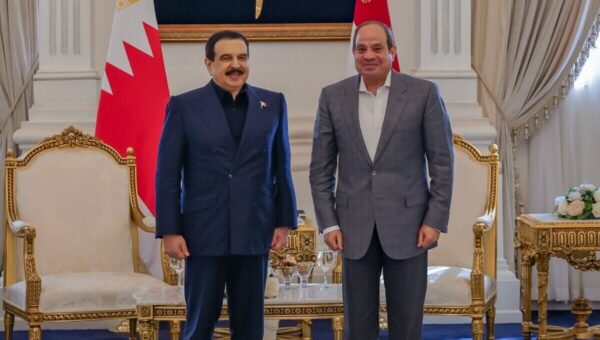 دیدار و گفتگوی السیسی و ال خلیفه درباره تنگه هرمز و جنگ