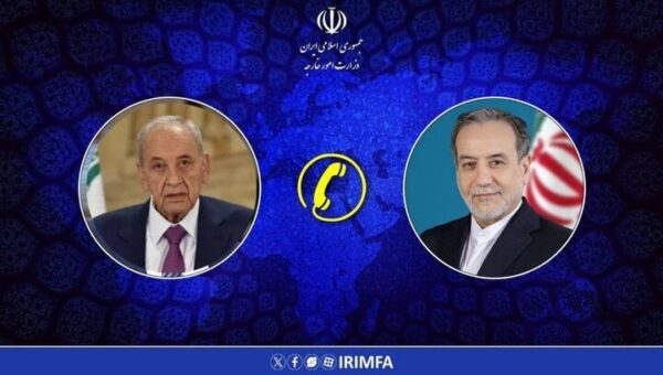 گفت وگوی تلفنی عراقچی و نبیه بری درباره جنگ افروزی های رژیم صهیونیستی در لبنان
