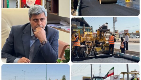 ادامه فاز ۳ روکش آسفالت کمربندی شهید ابومهدی المهندس تا پل ایثار کرمان